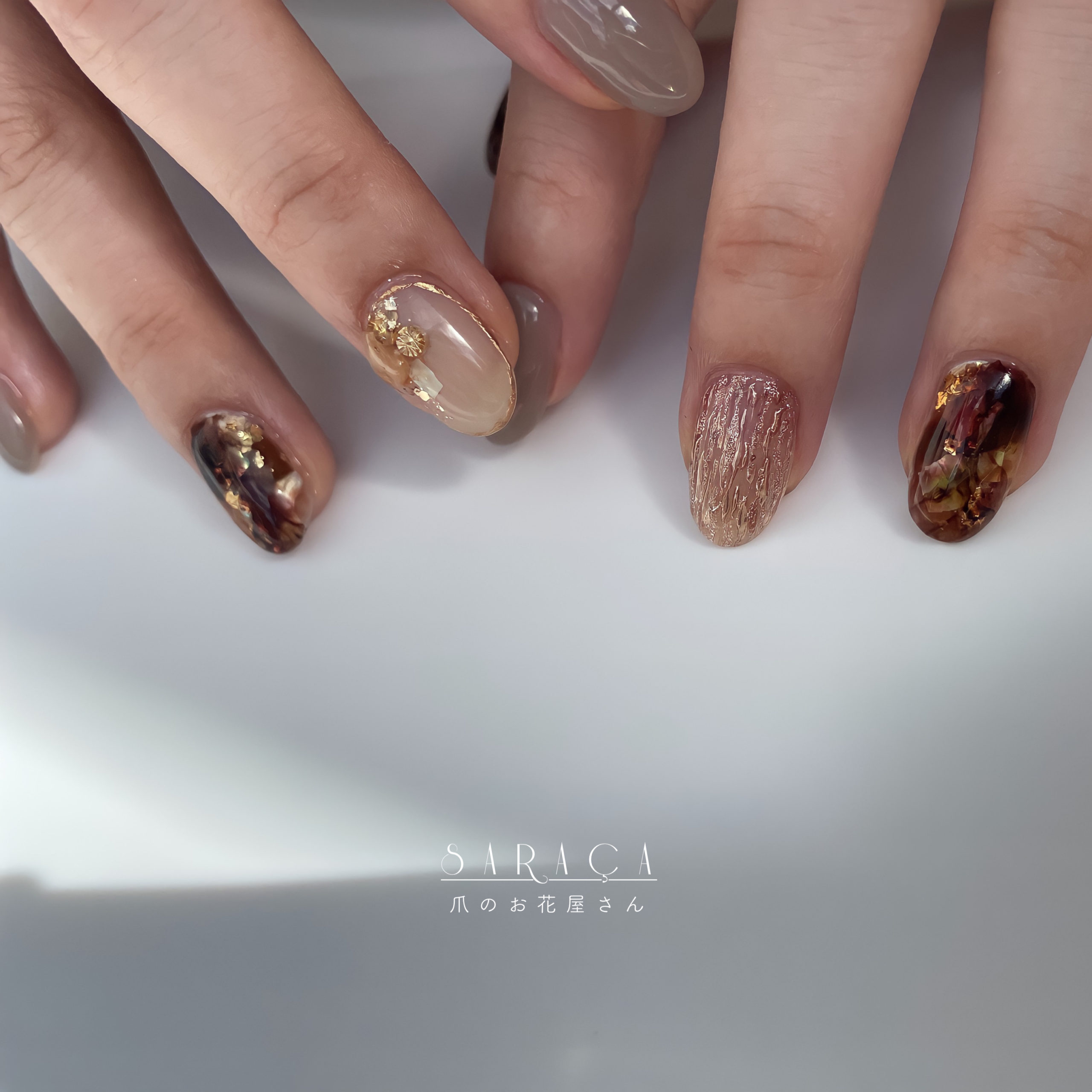 秋ネイル特集♡